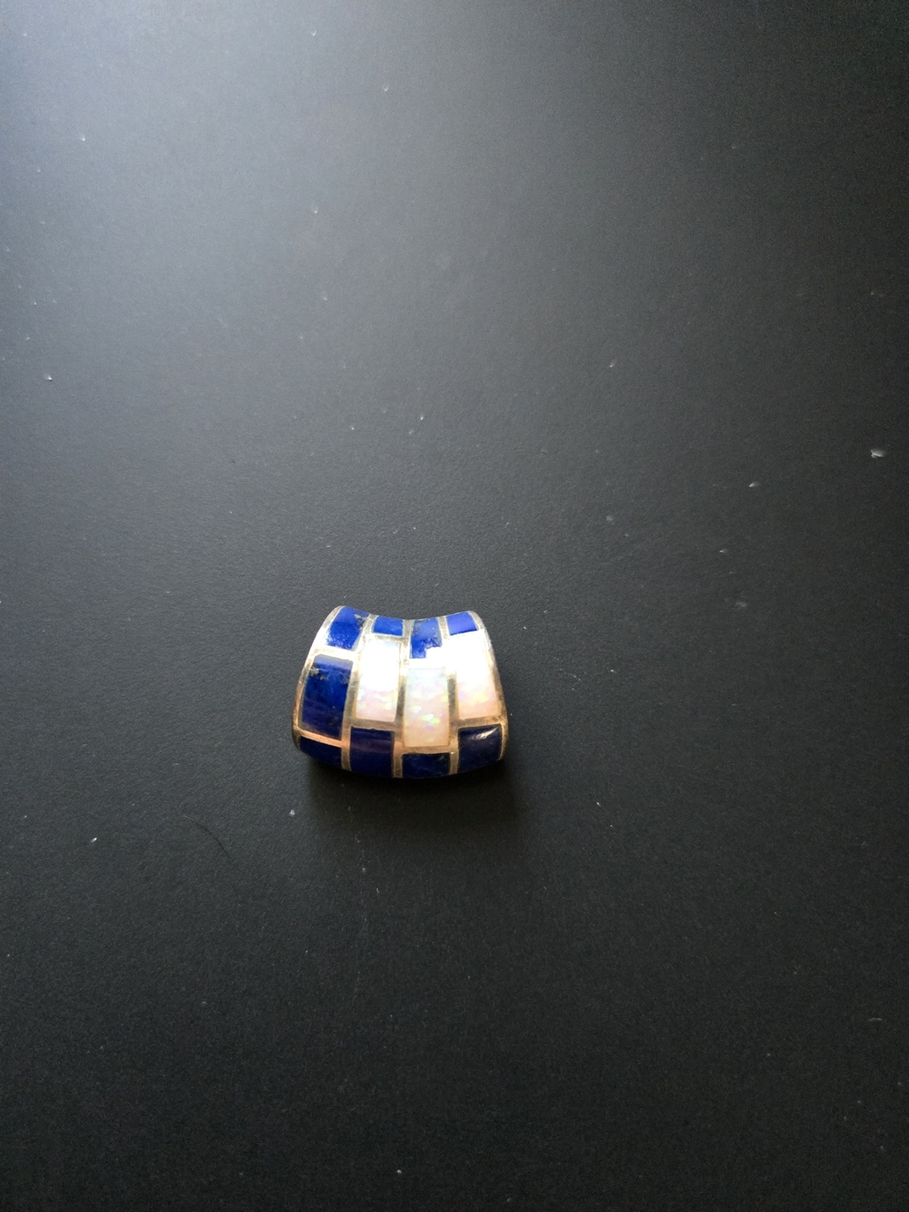 Blue and White Pendant